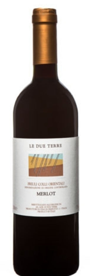 Merlot Colli Orientali del Friuli Doc 2016 Le Due Terre