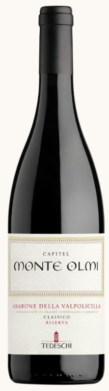 Amarone della Valpolicella DOC Classico CAPITEL MONTE OLMI  Riserva 2017 Tedeschi con ASTUCCIO