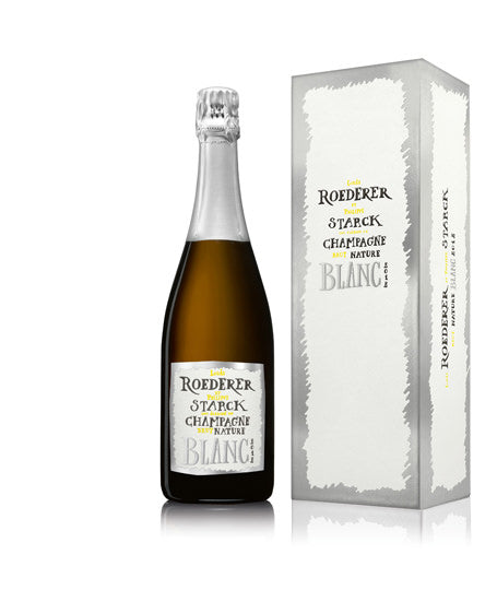 Champagne BRUT NATURE Philippe Stark 2012 WHITE Box