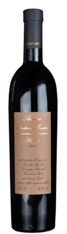 2017 Attanasio Primitivo di Manduria DOP Dry Reserve