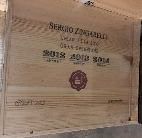 Chianti Classico Gran Selezione Sergio Zingarelli DOCG Cassa mista con 3 Annate 2012-2014