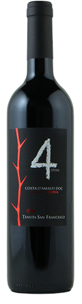 Quattro Spine Red Reserve 2020 Costa d'Amalfi DOC Tenuta San Francesco