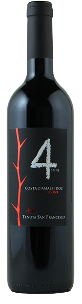 Quattro Spine Red Reserve 2020 Costa d'Amalfi DOC Tenuta San Francesco
