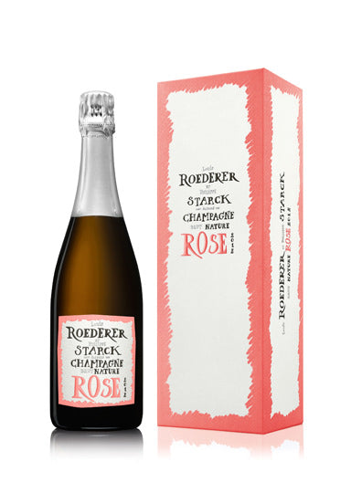 Champán Brut Nature Rosé 2012 Philip Stark, Estuche
