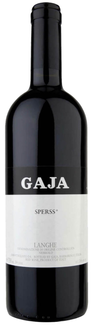 Sperss Langhe Nebbiolo 2010 DOC Gaja Media Botella