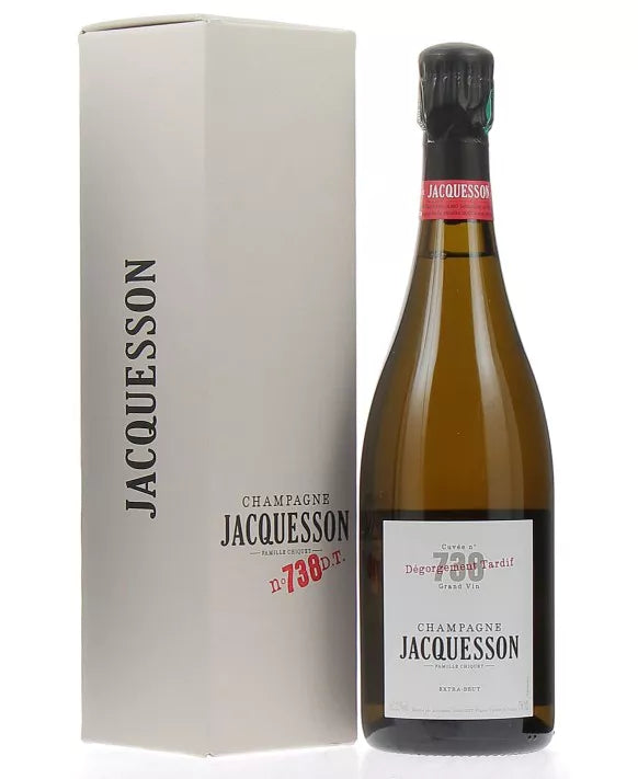 Champagne Extra Brut Vintage 'Degorgement Tardif' 738 Jacquesson Box