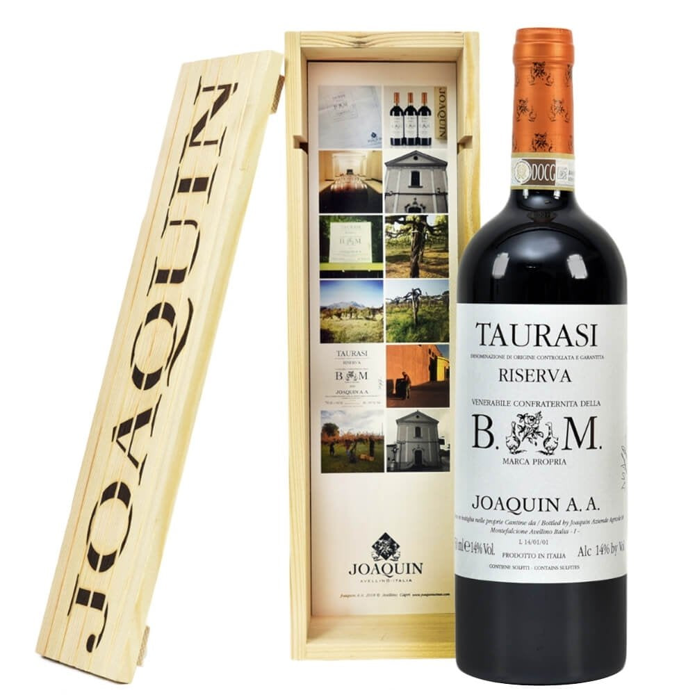 Taurasi DOCG Riserva 2015 “Venerable confraternidad de la Buena Muerte" Estuche individual de madera Joaquin