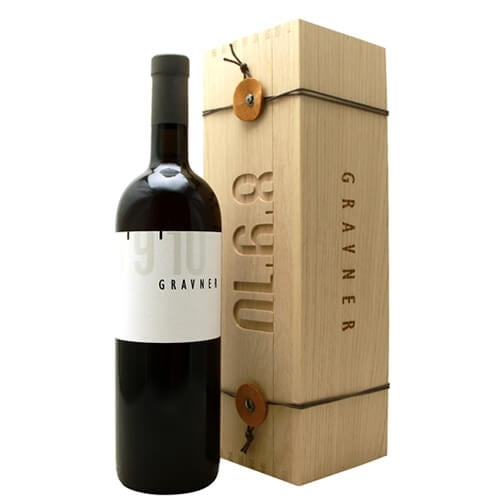 8 '9 '10 Ribolla Gialla Riserva Joško Gravner astuccio intagliato in legno