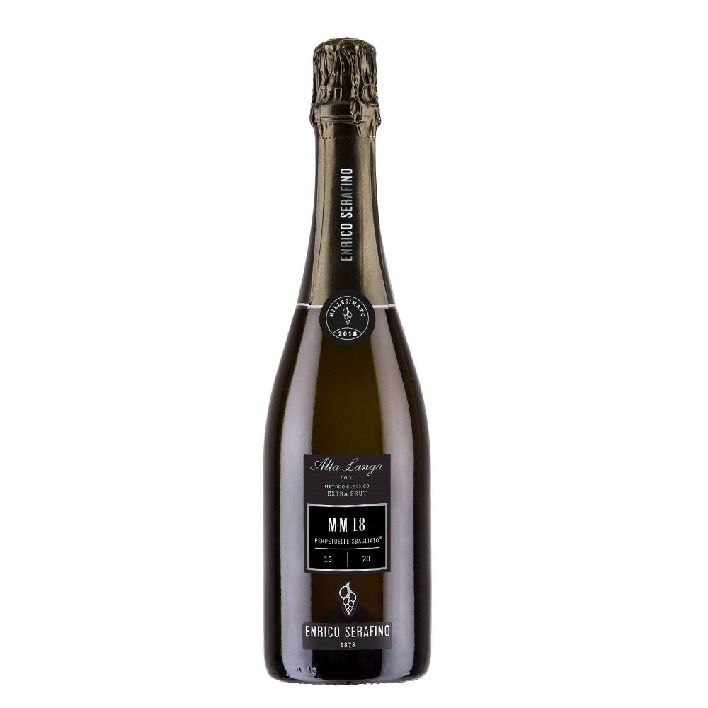M+M 18 Perpetuelle Sbagliato Alta Langa DOCG Metodo Classico Pas Dosé Blanc de Noirs Millesimato 2018 Enrico Serafino 1878