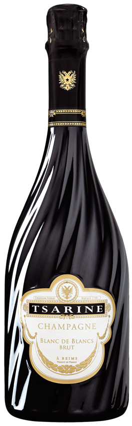 Champagne White from White Grapes Brut Grand Cru Tsarine Chanoine Champagne