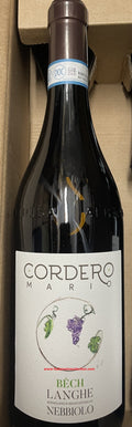 Bech Langhe Doc Nebbiolo 2022 Mario Cordero