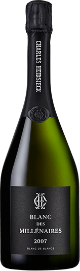 Champagne Blanc des Millénaires 2007 di Charles Heidsieck