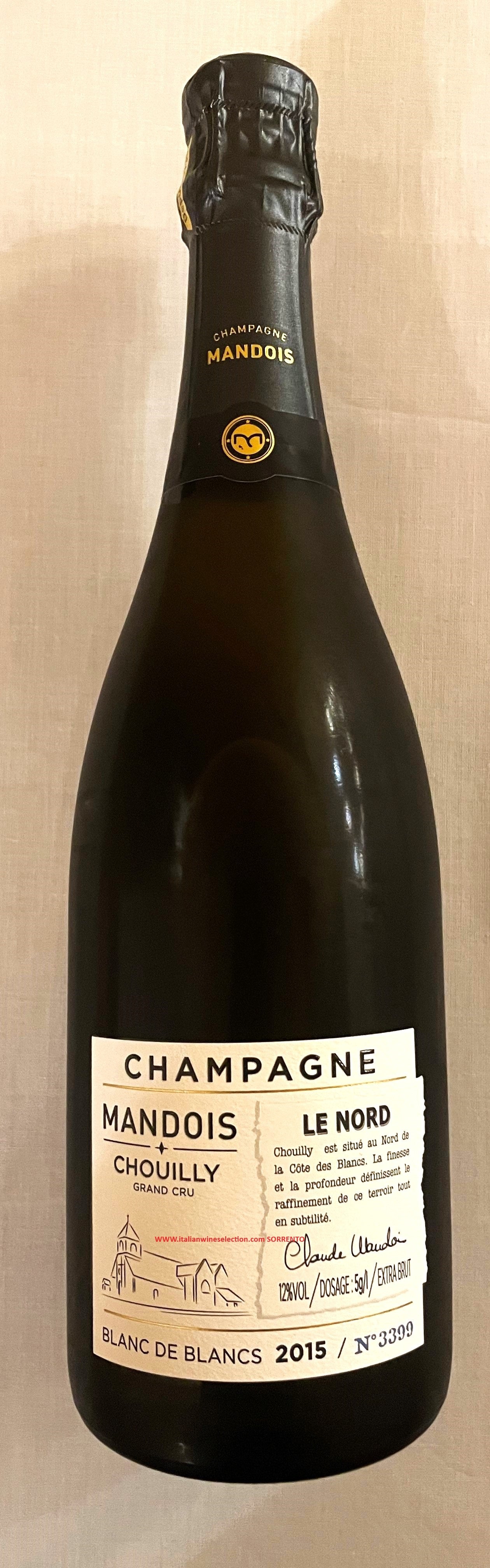 Champagne Blanc de  Blancs Chouilly Extra Brut Gran Cru 2015 LE NORD Mandois