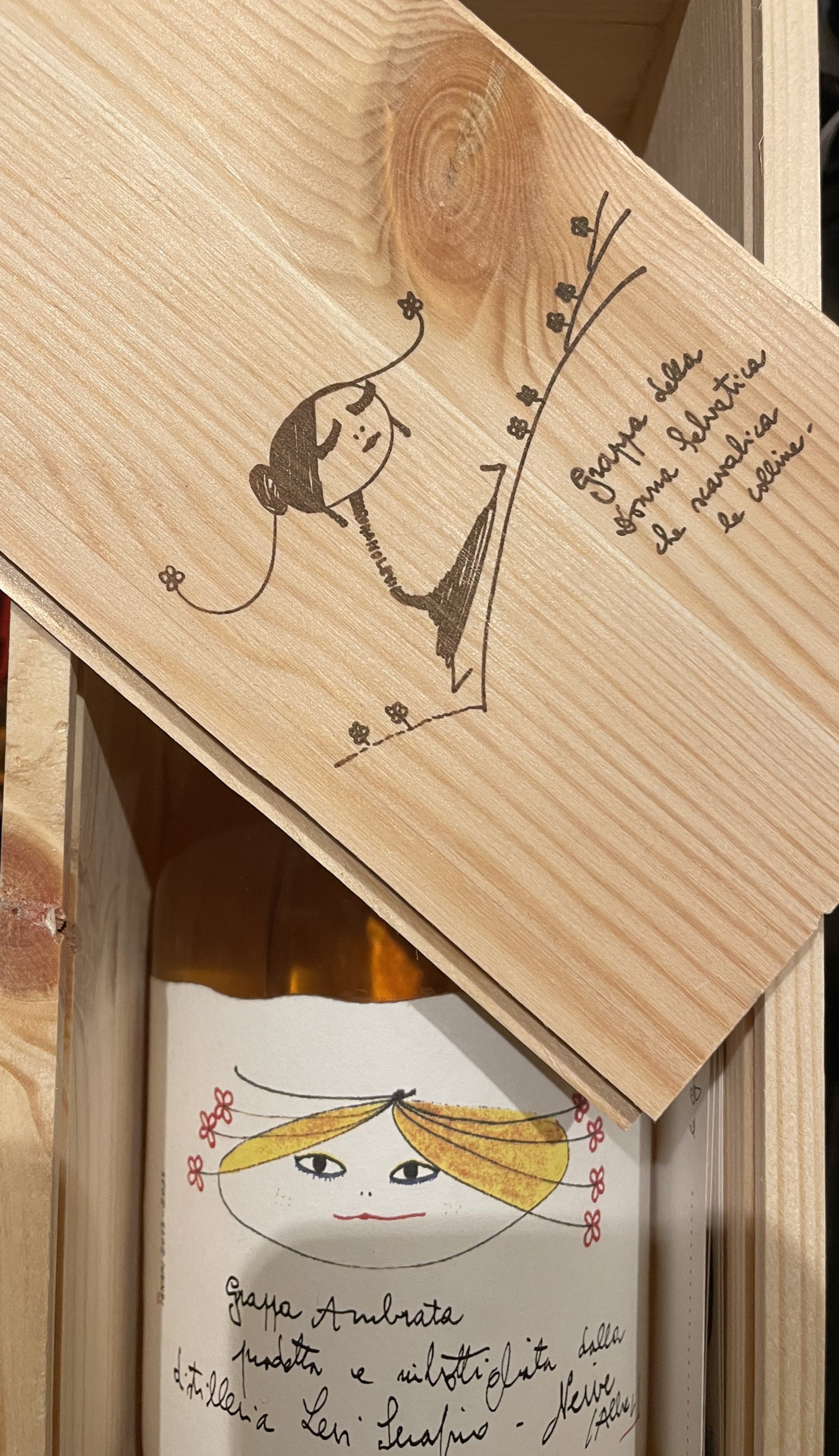 Grappa Paglierina 2024 Levi Serafino Single Wooden Case