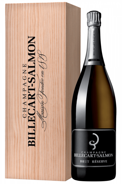 Champagne Billecart - Salmon Brut Réserve Jeroboam da 3 Litri Cassa in Legno