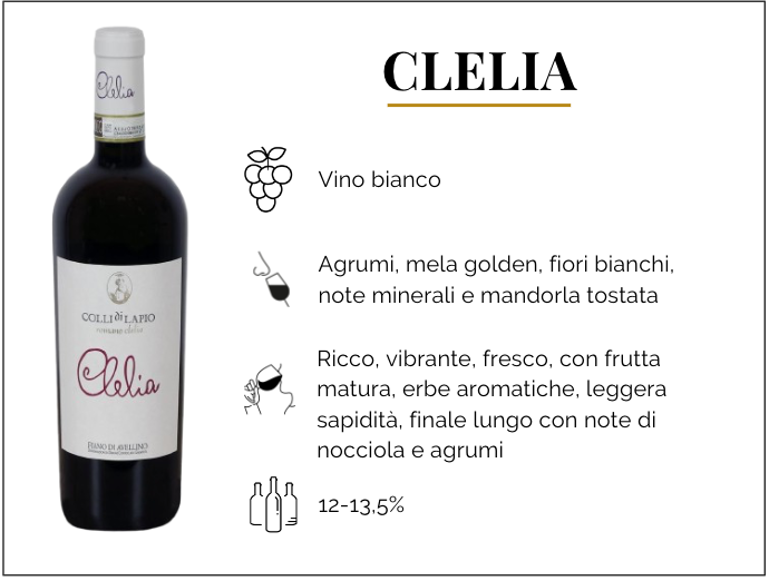 Fiano de Avellino 2020 DOCG "Clelia" Colli di Lapio
