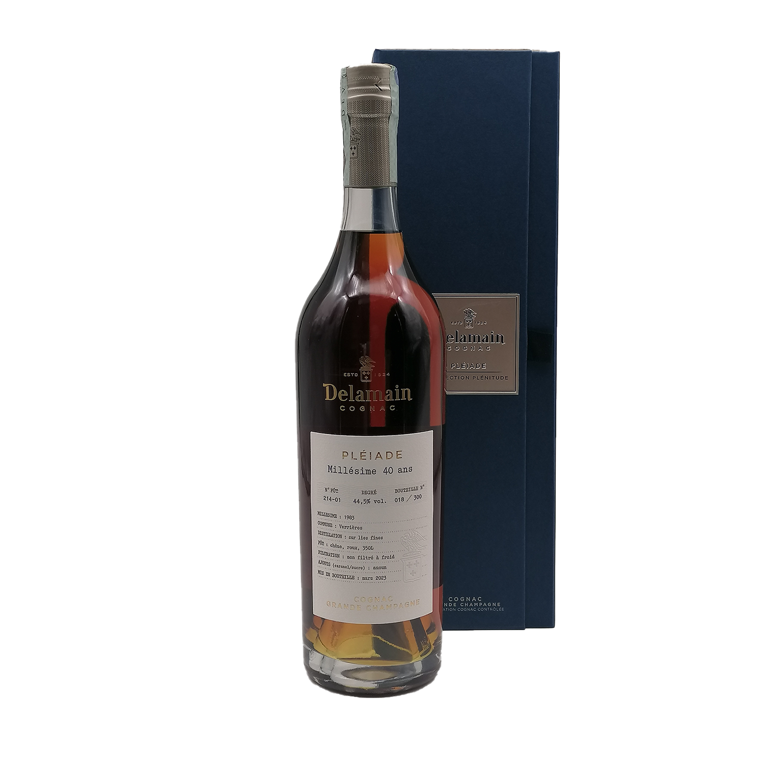 Cognac Delamain Pléiade Vintage 1983 Grande Champagne 40 Years