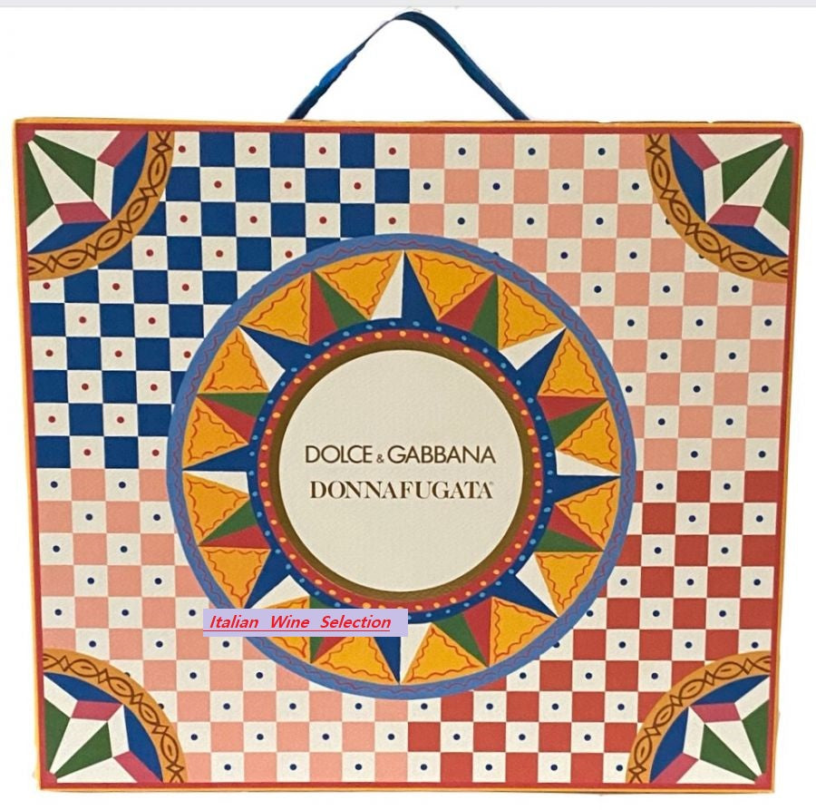 Cornice contenente Isolano, Tancredi, Cuordilava ,  Dolce&Gabbana e Donnafugata