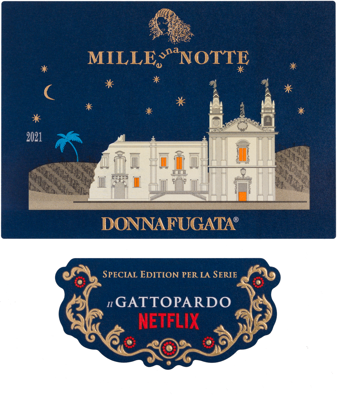 Mille e Una Notte 2021 Special Edition Il Gattopardo Netflix  Sicilia DOC Rosso  Donnafugata con Astuccio