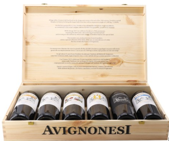 Desiderio 2013 Cassetta da 6 bottiglie vintage edizione limitata Avignonesi
