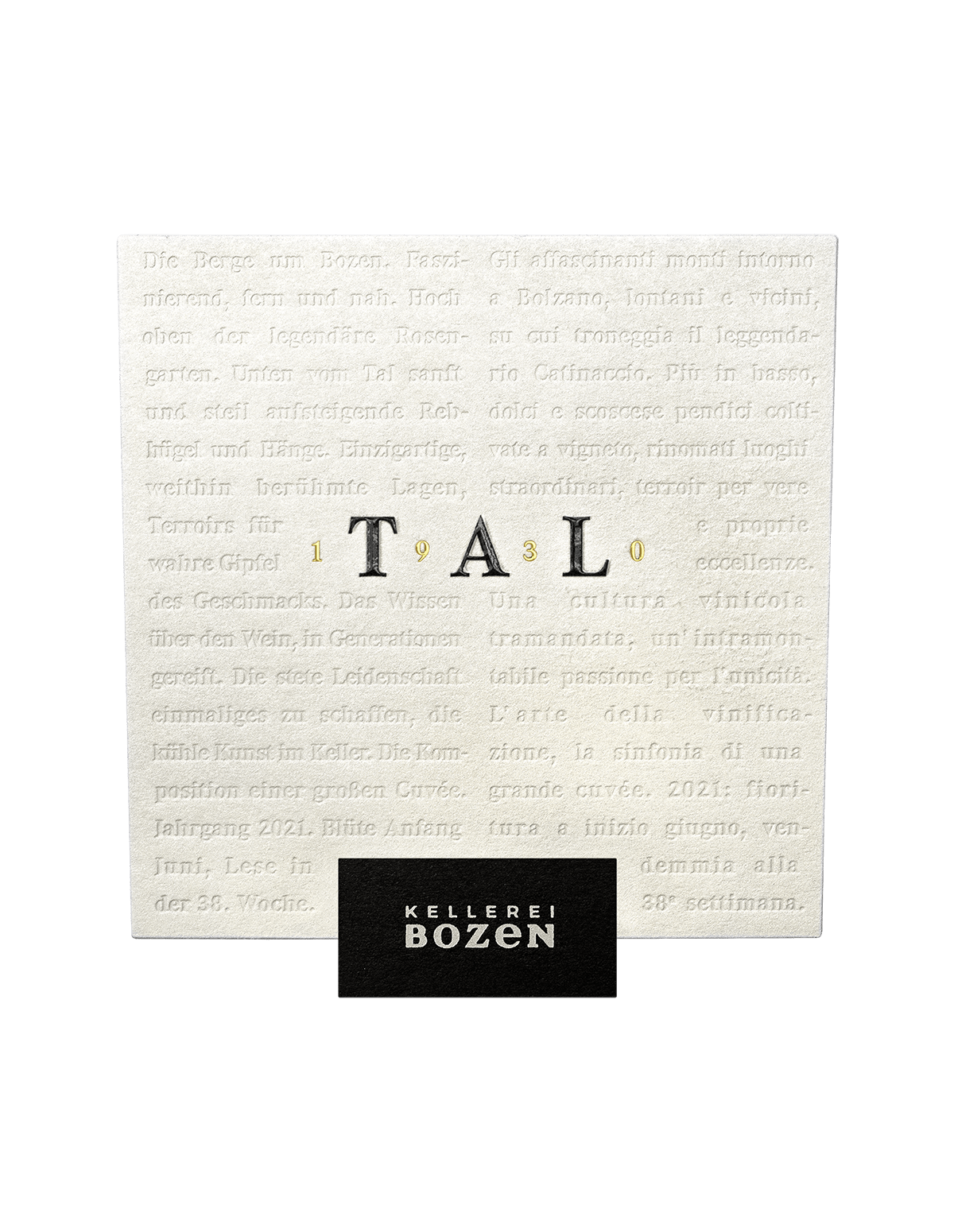 Tal 1930 Bianco 2021 con astuccio Cantina Bolzano