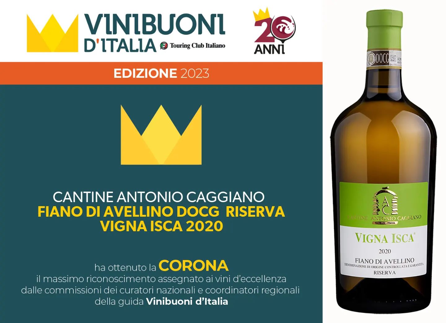 Fiano di Avellino Riserva Vigna Isca 2022 Antonio Caggiano