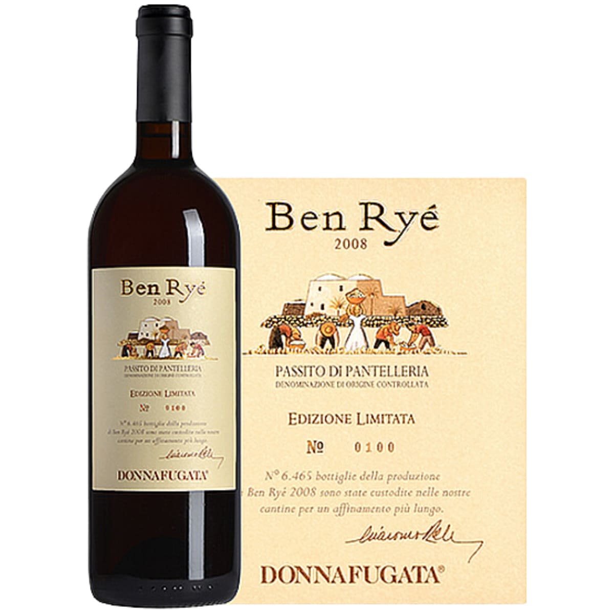 Passito di Pantelleria DOC Ben Rye 2008 Limited Edition Wooden Box