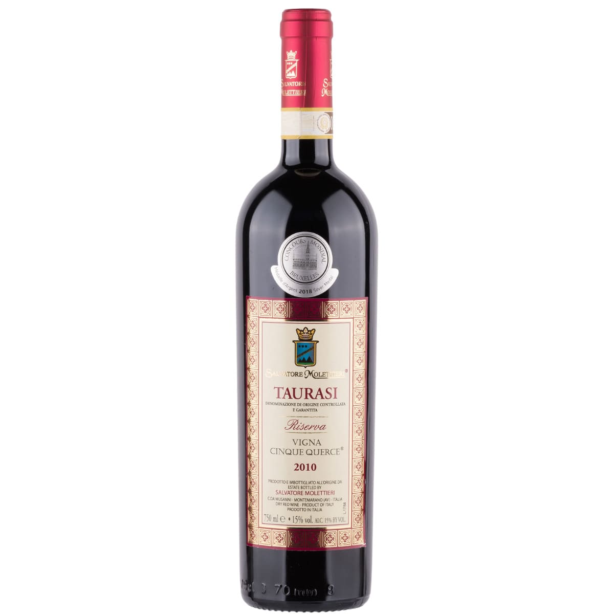 Taurasi Vigna Cinque Querce 2018 DOCG Salvatore Molettieri