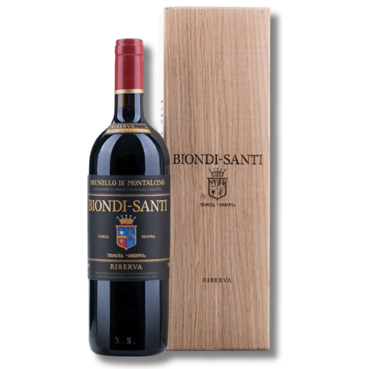 Brunello di Montalcino 1988 DOCG Greppo Riserva Biondi Santi caja de madera