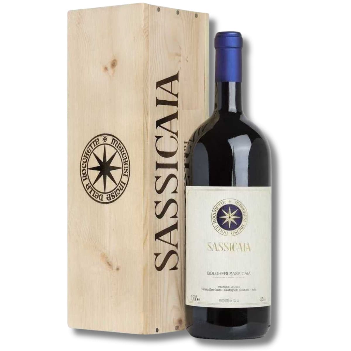 Sassicaia 2021 Rosso Bolgheri DOC Tenuta San Guido Magnum Cassa in Legno