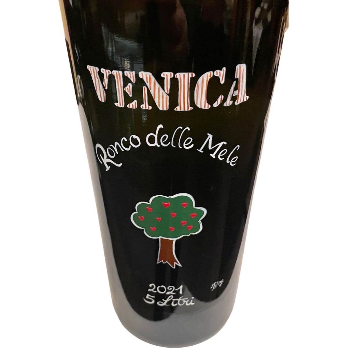 Ronco Delle Mele  Sauvignon 2021 DOC Collio da 5 Litri Cassa in Legno Venica & Venica
