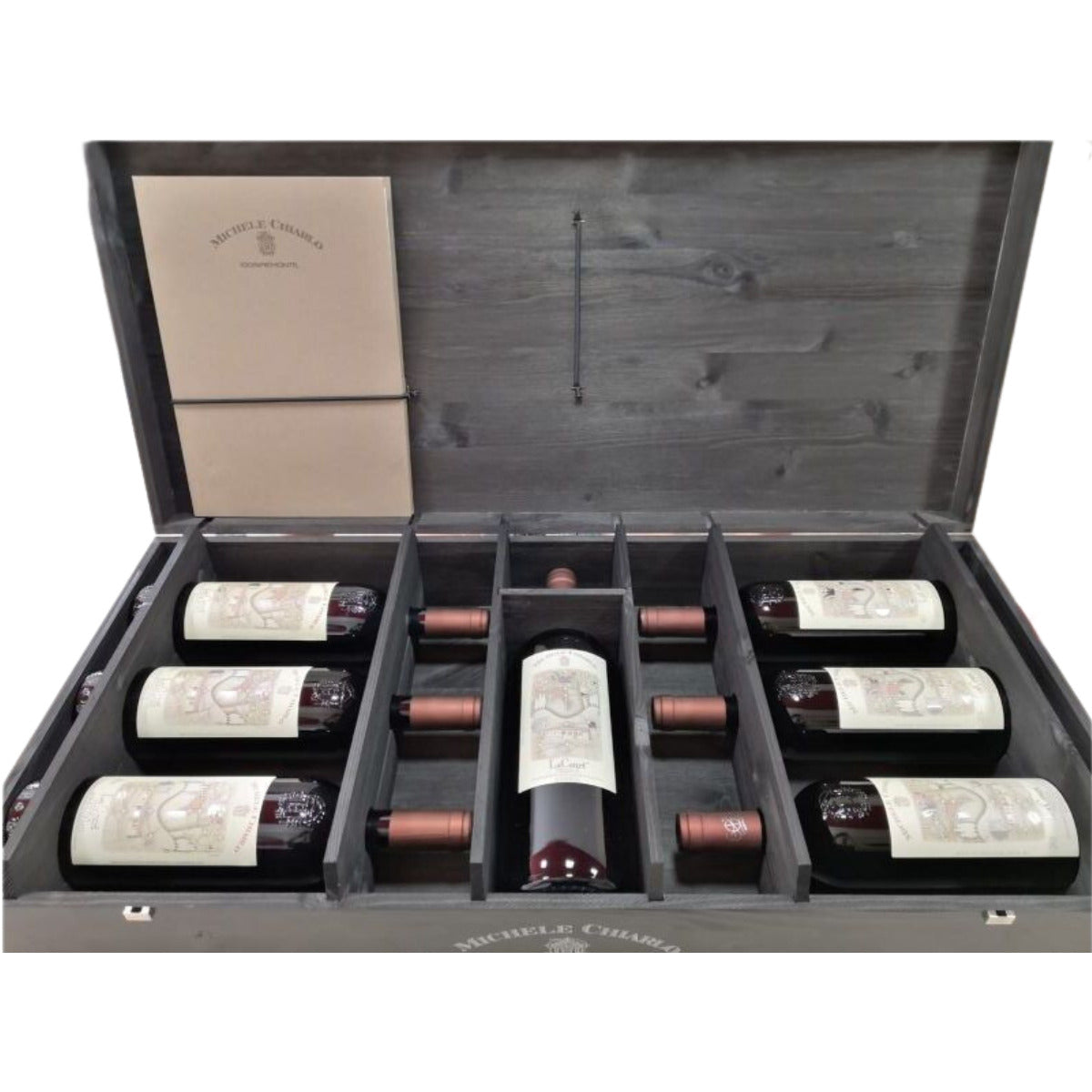 Barbera d’Asti Superiore Nizza DOCG “La Court” Michele Chiarlo Cassetta Ambassador verticale x6