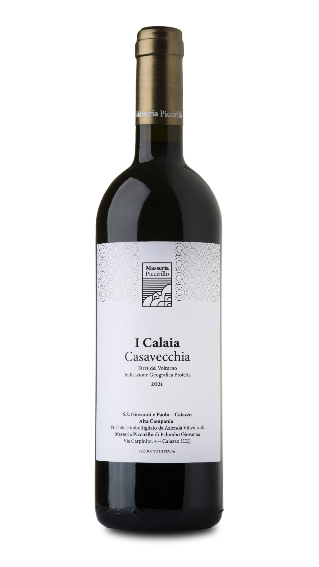 I Calaia 2021 Casavecchia IGP Volturno Valley Masseria Piccirillo