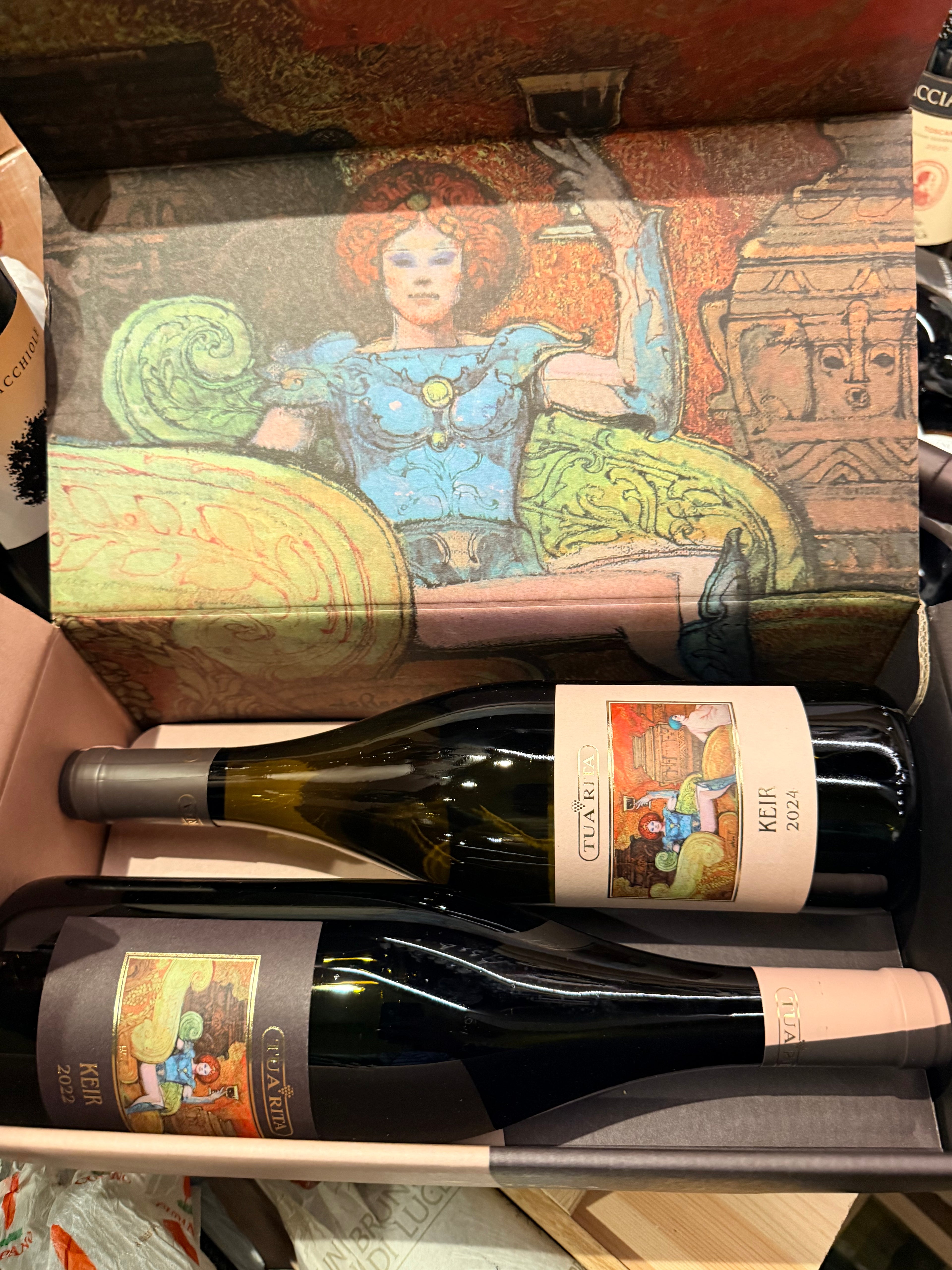 Keir pack of 2 bottles Ansonica 2024 and Syrah 2022