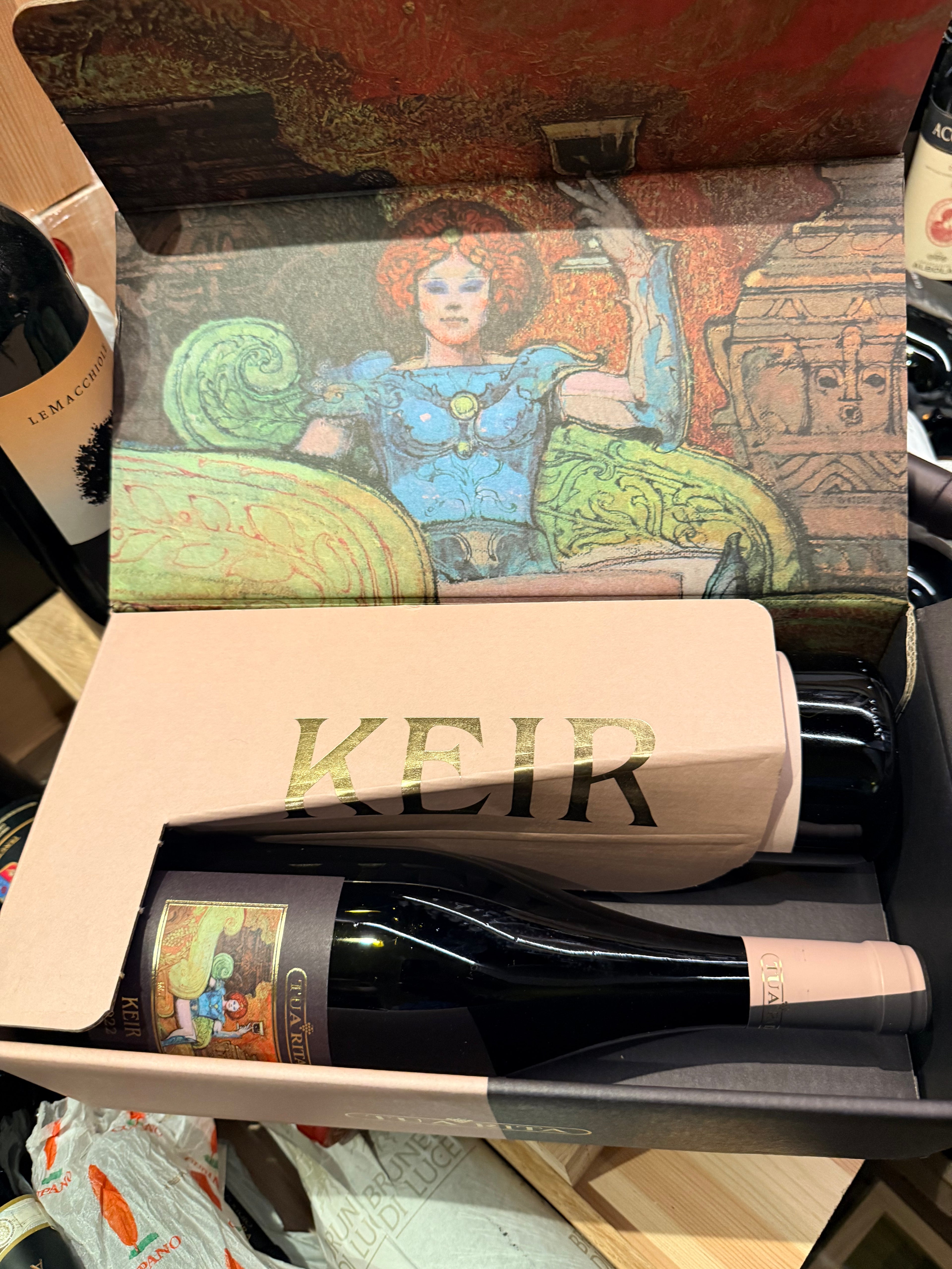 Keir pack of 2 bottles Ansonica 2024 and Syrah 2022