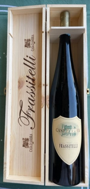 Biancolella Tenuta Frassitelli Ischia White DOC 2023 Casa d'Ambra MAGNUM Wooden Box