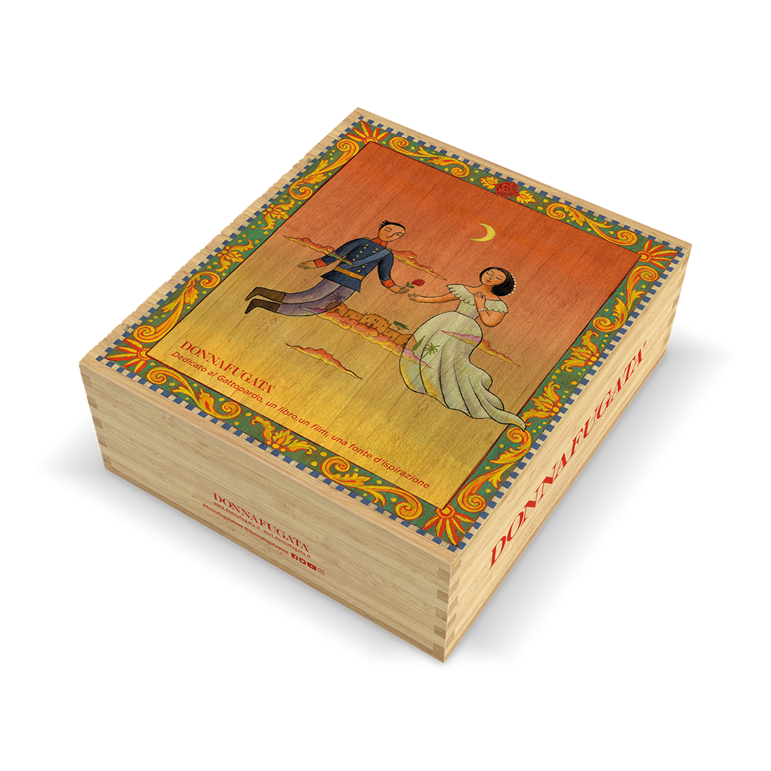 Leopard Print Wooden Box Donnafugata