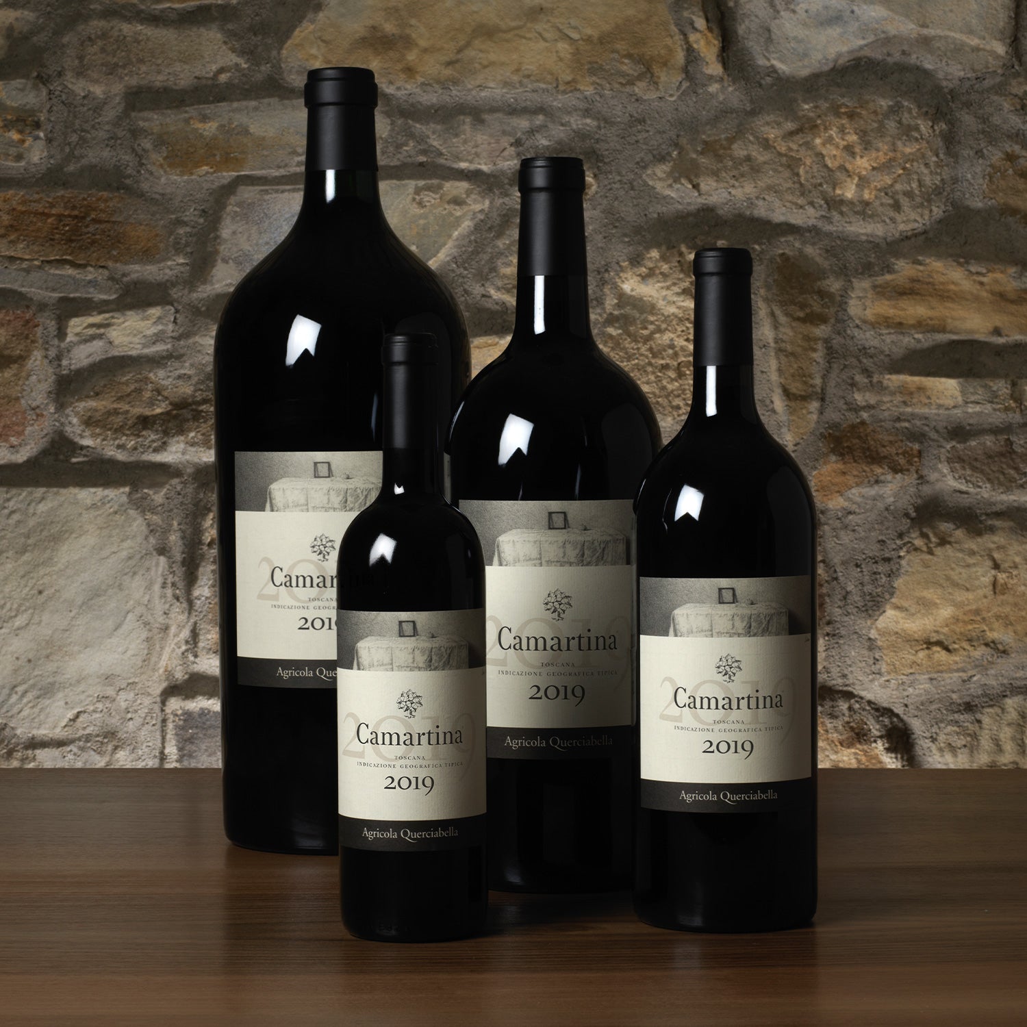 Camartina 2018 Igt Rojo Toscana Querciabella de 6 Litros Mathusalem caja de Madera