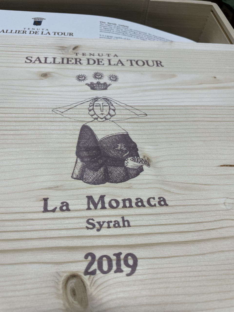 The Nun 2019 Syrah, Red Monreale Doc Tenuta Sallier de La Tour
