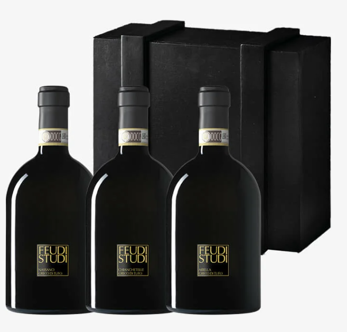 FeudiStudi – Horizontal de Greco 2020 Chianchetelle, Nassano, Ariella en Cesta Feudi di San Gregorio