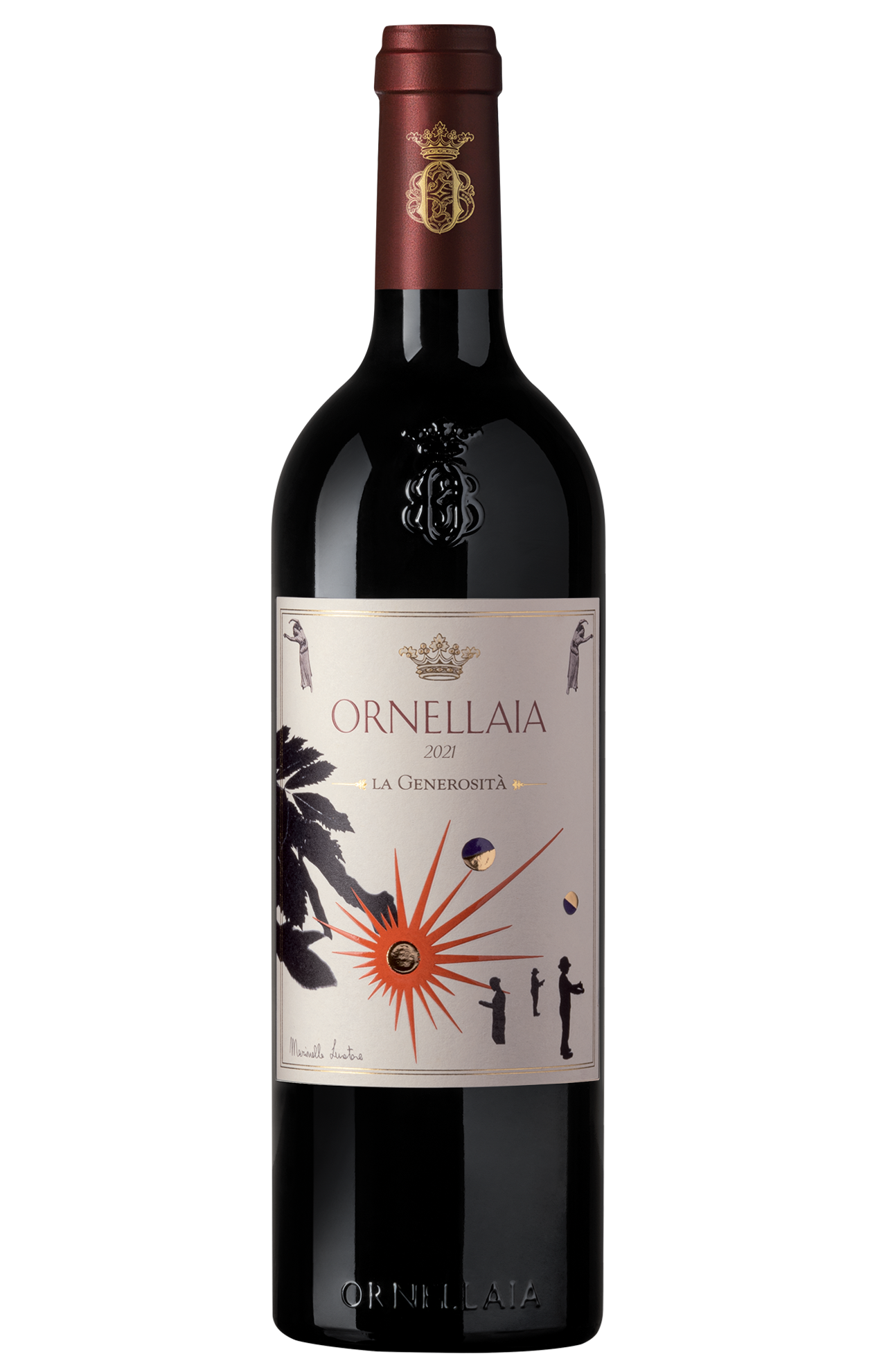 ORNELLAIA 2021  Bolgheri DOC Superiore Rosso La Generosità Etichetta Speciale Marinella Senatore