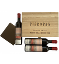 Passito della Rocca Wooden Gift Box of 3 Bottles Family Collection