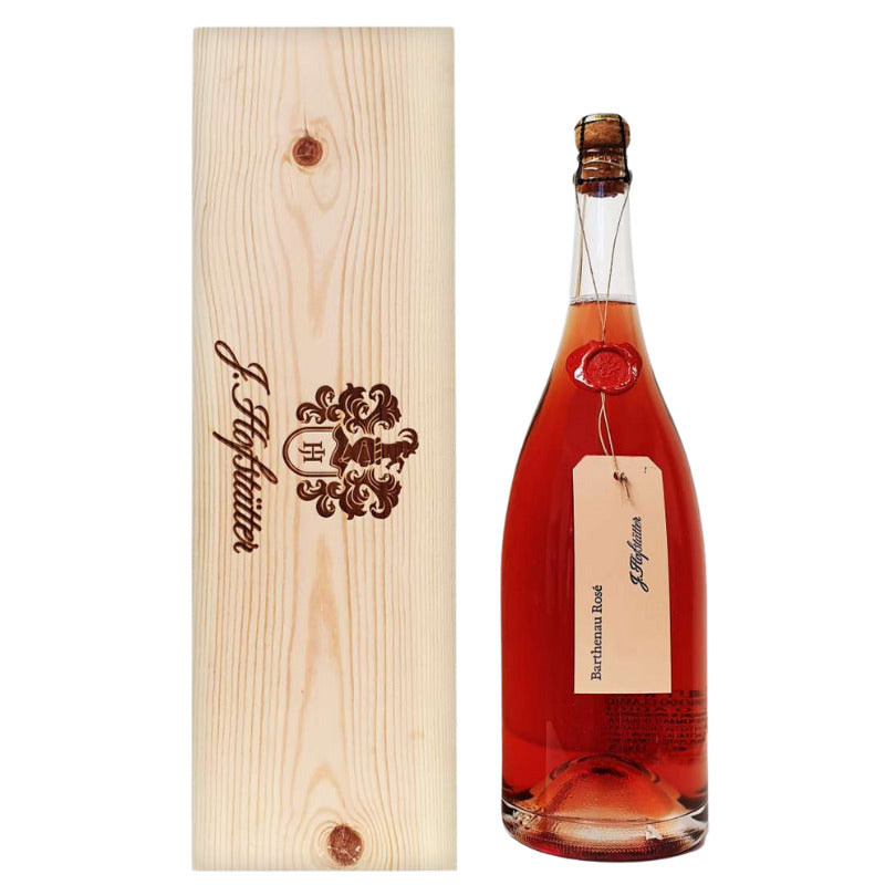 Barthenau Rosé classic method VSQPRD AA DOC wooden box
