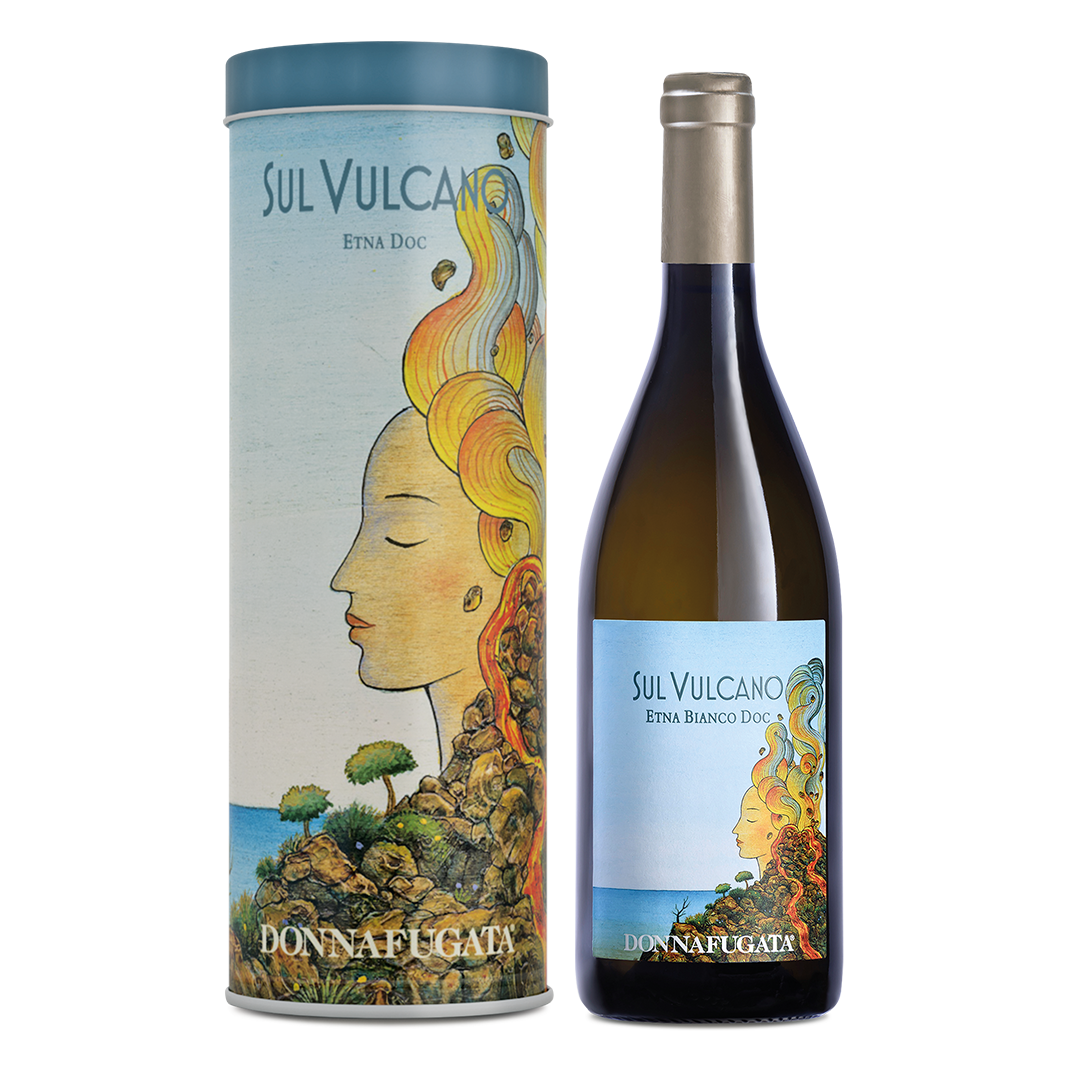 Etna Bianco Sul Vulcano DOC 2022 confezione in Latta Donnafugata