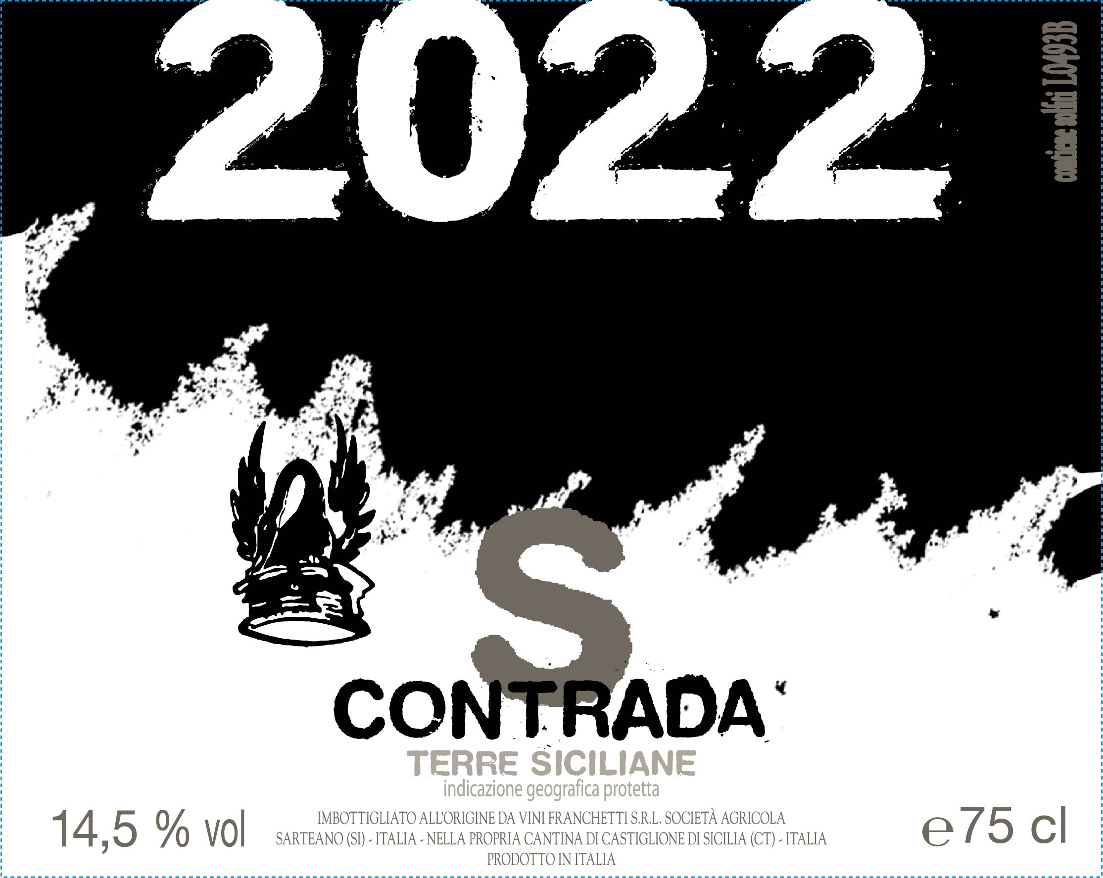 Terre siciliane  rosso  Contrada Sciaranuova IGT 2022 Passopisciaro Franchetti