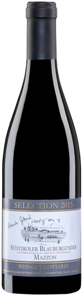 Pinot Nero Alto Adige Selection Alexander Gottardi 2015 Mazzon