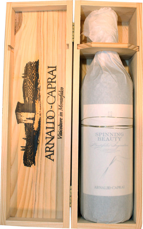 SPINNING  BEAUTY Sagrantino Montefalco DOCG 2007 Arnaldo Caprai Astuccio singolo Legno