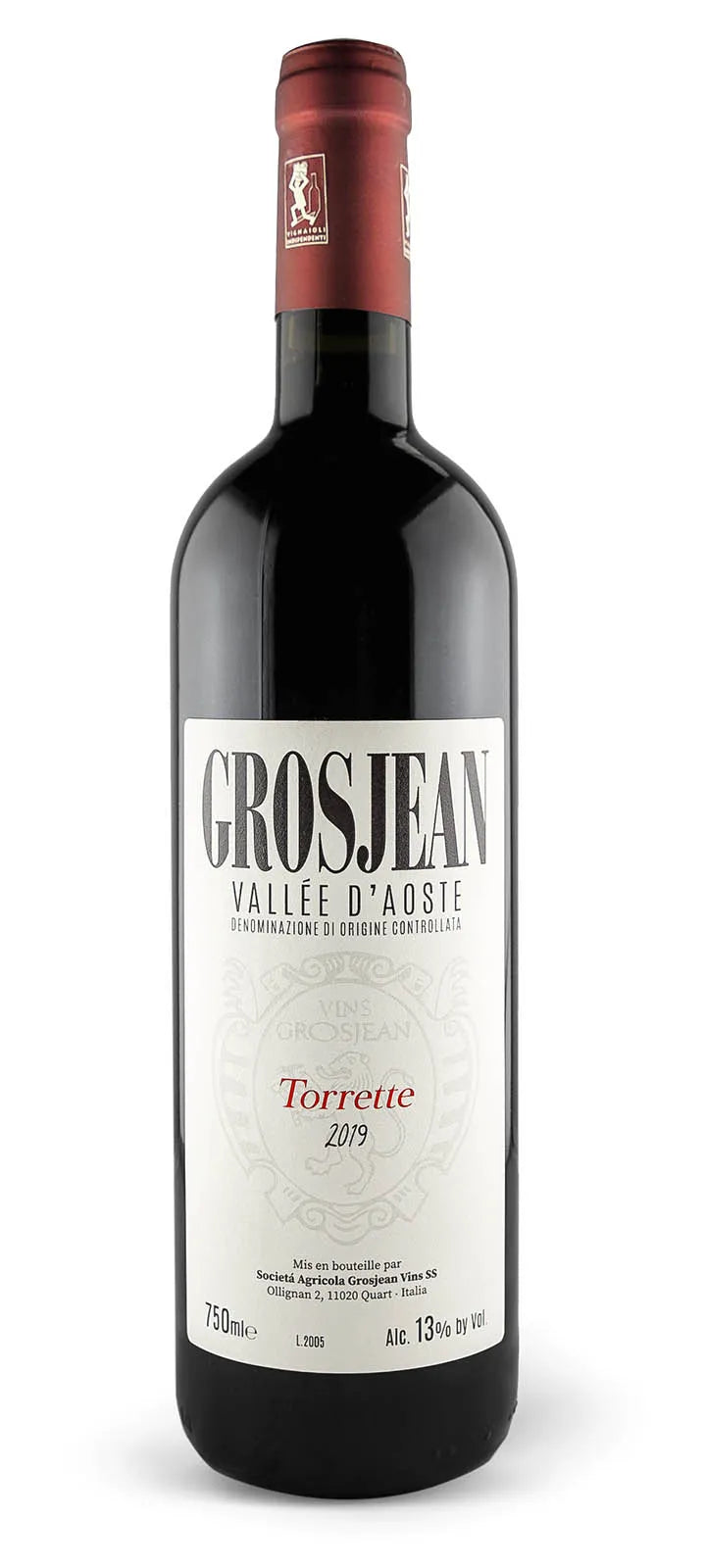 Torrette Vigna Rovettaz 2017 Vallée d’Aoste DOC Grosjean