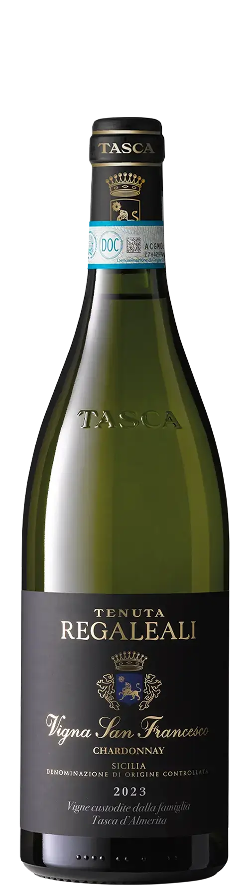 2019年DOC Chardonnay Vigna San Francesco，西西里州斯卡夫拉尼县Tasca d'Almerita