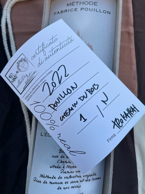 Roger Pouillon & Fils - Chemin du Bois Champagne 2015 blanc de noir, Edición Única Teo Kaykay